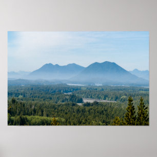 Misty Valley i Tofino - British Columbia, Kanada Poster