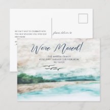 Misty Watercolor liggande som vi har Flyttat