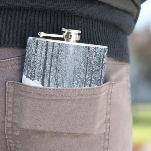 Misty Winter Forest Path Winter Landscape Fickplunta (In Situ)