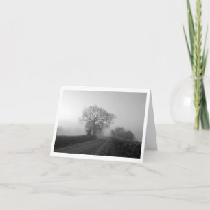 Misty Winter Morgon: Cheshire, England Kort