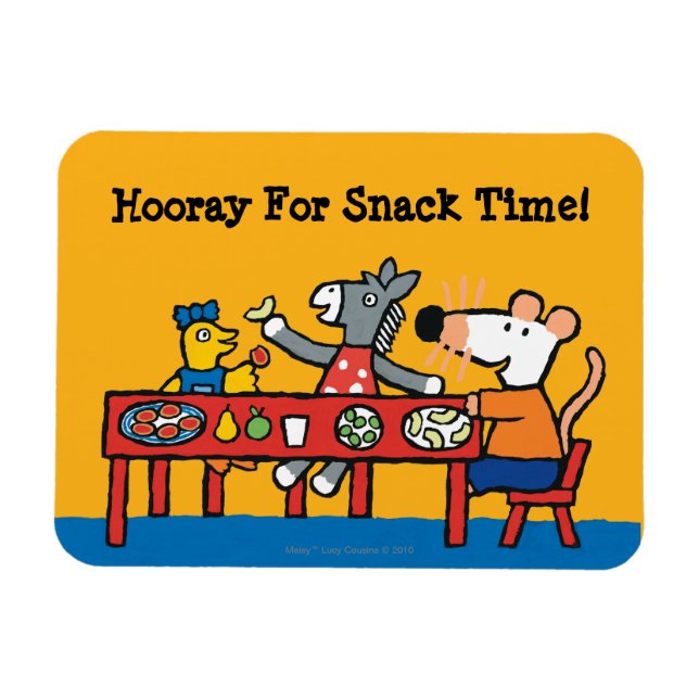 Misy och Friends Preschool Snack Time Magnet (Horisontell)