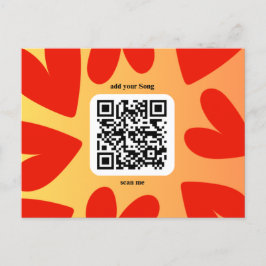 Mit individuellen persönlichen Song per QR-Code Vykort