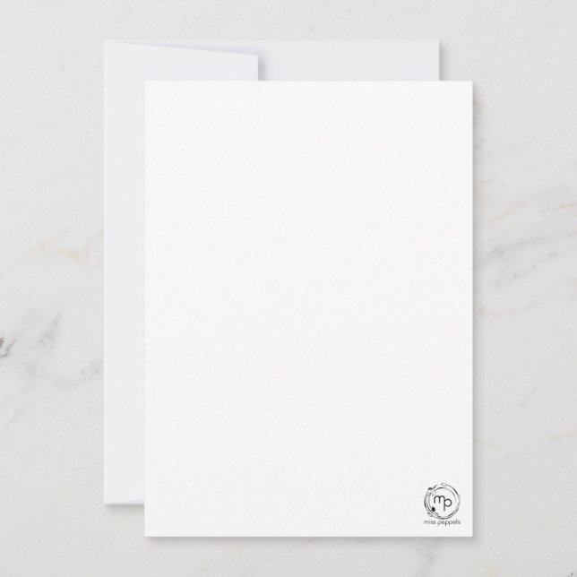 Mit jedem Schritt wächst der Weihnachtszauber Tack Kort (Baksida)