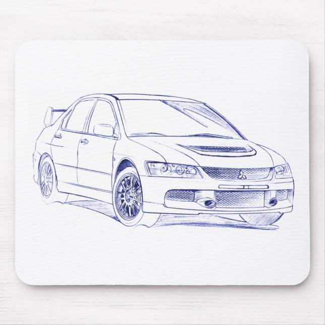 Mit-Lancer Evo IX Musmatta (Framsidan)