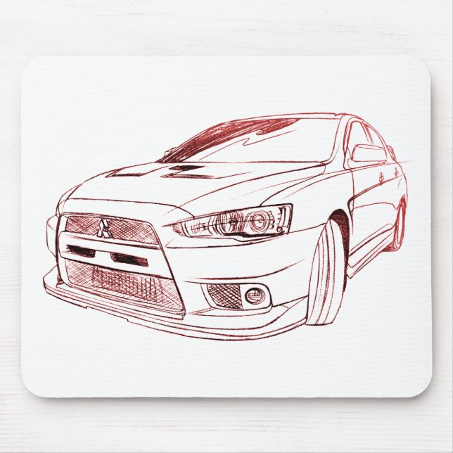 Mit-Lancer Evo X 2008 Musmatta (Framsidan)