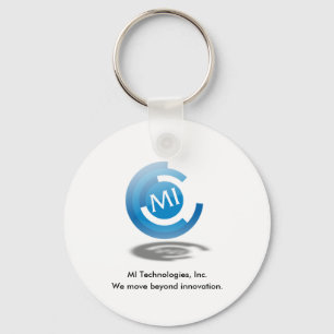 Mit-lutandelogotyp & slogan Keychain Nyckelring