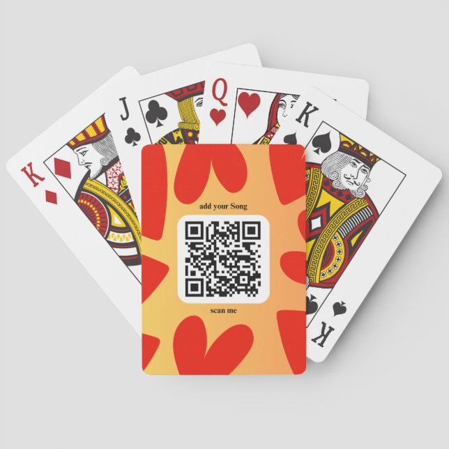 Mit personalisierten Song per QR-code Casinokort (Baksidan)