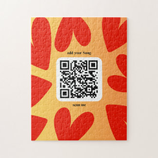 Mit personalisierten Song per QR-code Pussel