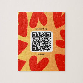 Mit personalisierten Song per QR-code Pussel