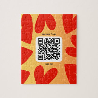 Mit personalisierten Song per QR-code Pussel
