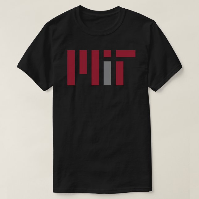 MIT Universiteten Sticker T Shirt (Design framsida)