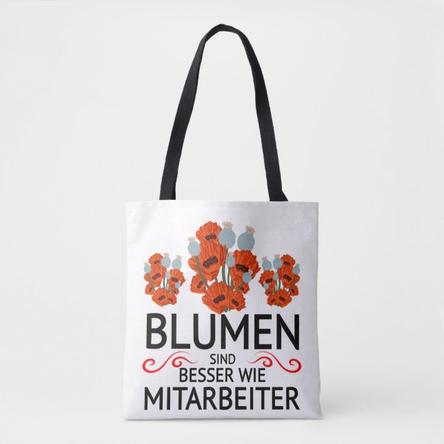 Mitarbeiter Frust Zitat funny Tygkasse (Framsida)