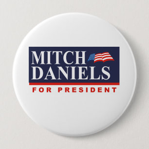 MITCH DANIELS FÖR PRESIDENTEN (banret) Knapp