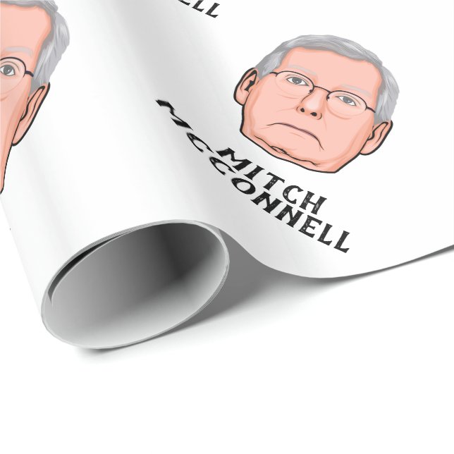 MITCH MCCONNELL-ANPASSNINGSBAR PRESENTPAPPER (Rullad Hörn)