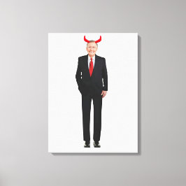 Mitch McConnell är ondskefullt Kanvastryck