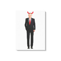 Mitch McConnell är ondskefullt Kanvastryck