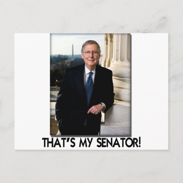 Mitch McConnell det är min Senator! Vykort (Framsida)