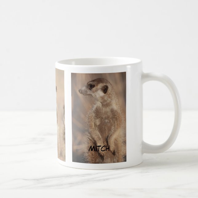 Mitch meerkatmugg kaffemugg (Höger)