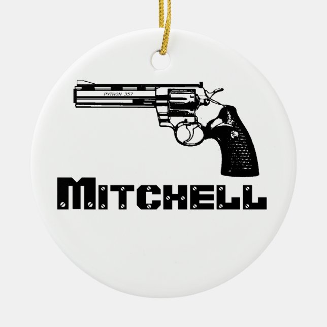 Mitchell! Julgransprydnad Keramik (Framsidan)