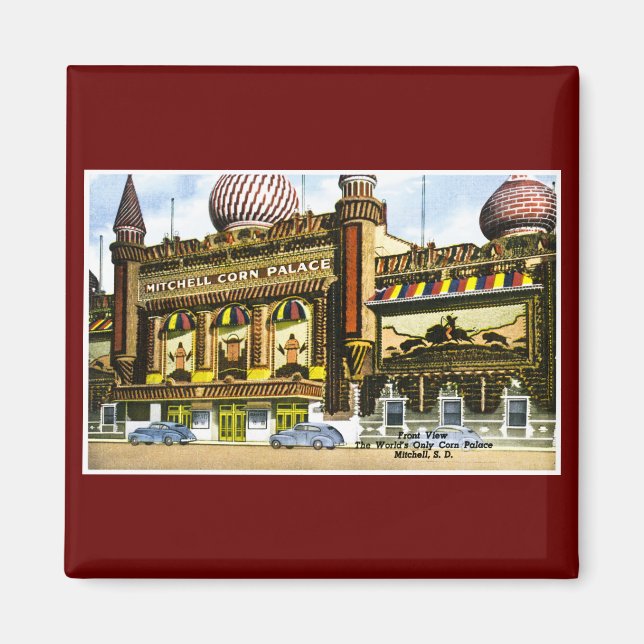 Mitchell Maj Palace, Mitchell, South Dakota Magnet (Framsidan)