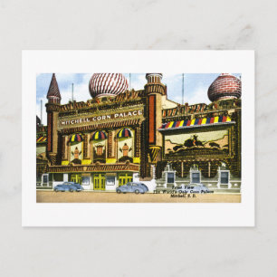 Mitchell Maj Palace, Mitchell, South Dakota Vykort