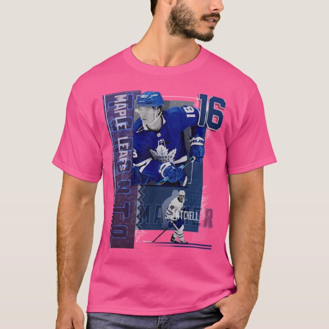 Mitchell Marner Papper Poster version 2 T Shirt (Framsida)