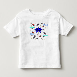 Mitchell Namn Med Bilar Teddies Och Motorcyklar, T Shirt