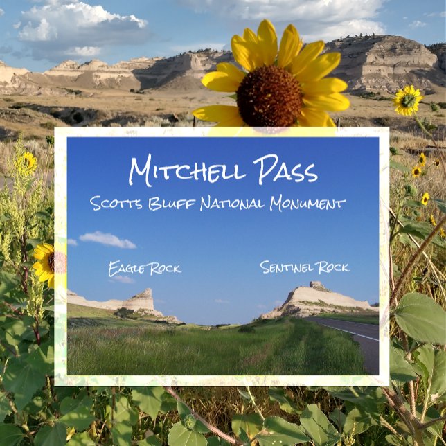 Mitchell Pass, Scotts Bluff National Monument, NE Vykort (Skapare uppladdad)