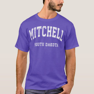 Mitchell South Dakota Sd Atletisk Sport flicka T Shirt