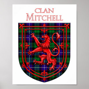 Mitchell Tartan Scottish Play Lejon Rampant Poster