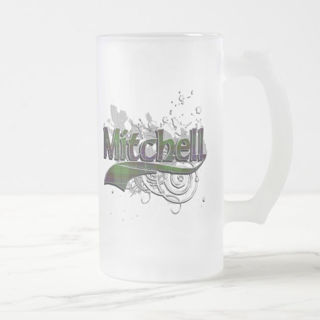 Mitchell TartanGrunge Frostat Ölglas (Höger)