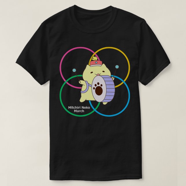 Mitchiri Neko MarCirkel 4 T Shirt (Design framsida)
