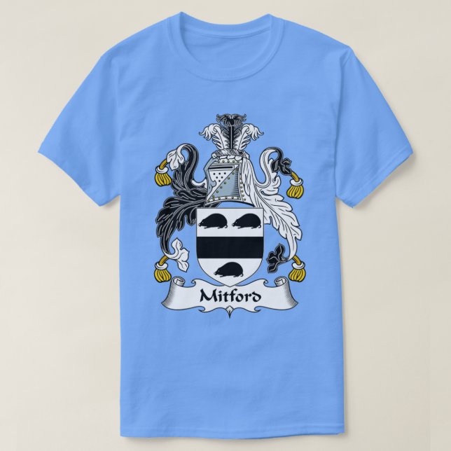 Mitford Jackar av Arm Family Crest T Shirt (Design framsida)