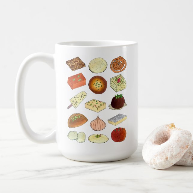 Mithai Indian Sweets Confectionery Desserts India Kaffemugg (Med munk)