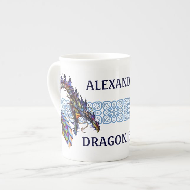 Mithozantus Bone China Mugg Benporslin Mugg (Framsida vänster)