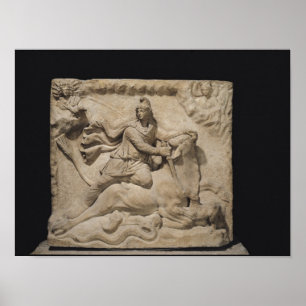 Mithras som offrar tjuren, 2nd-3rd århundrade poster