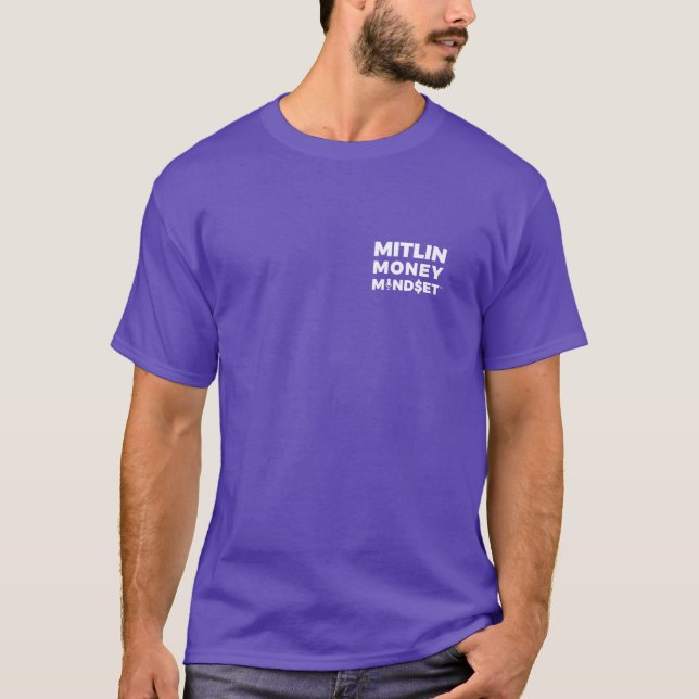 MITLIN PENGAR MINDSET T-shirt Liten vit Logotyp (Framsida)