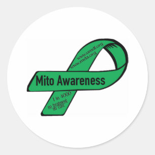 Mito ribbon runt klistermärke