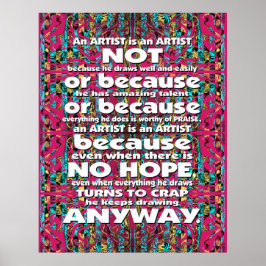 Mitochondri-Pop En artist är... Poster