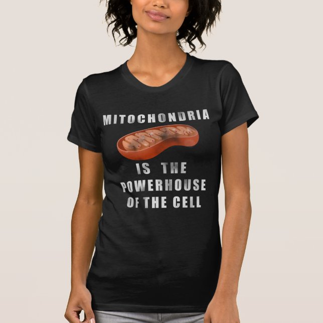 Mitochondria är cellens Powerhouse T-shirt (Framsida)