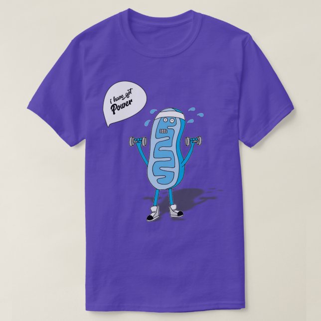 Mitochondria är elhuset i cell 1 t shirt (Design framsida)
