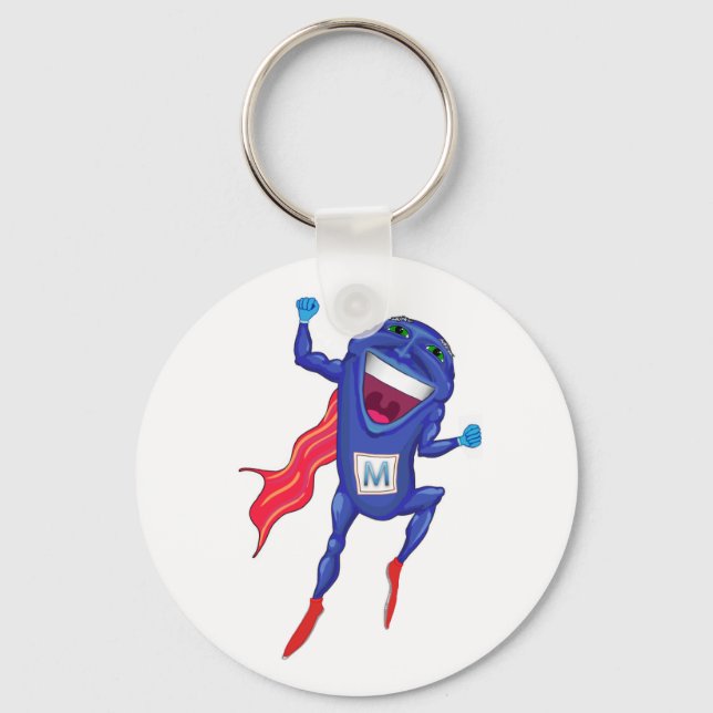Mitochondria Man Nyckelring (Framsida)