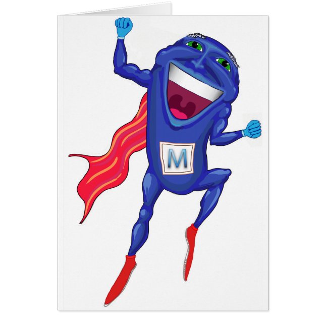 Mitochondriaman Hälsningskort (Framsidan)