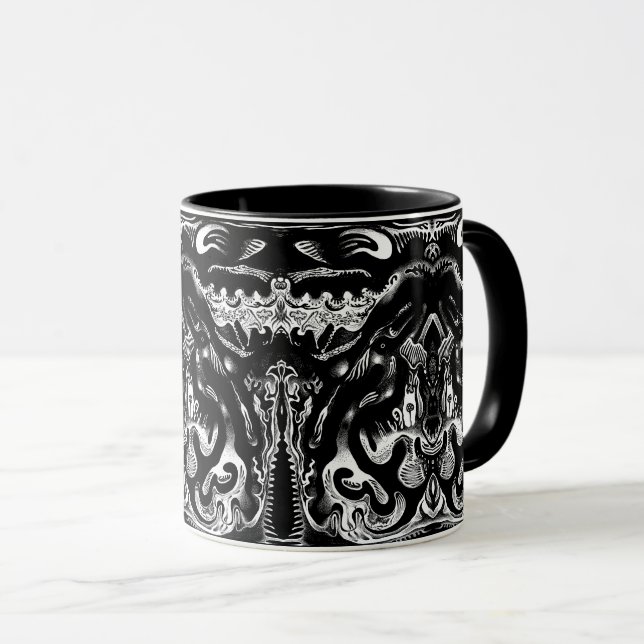 Mitochondrier intilliggande mutant2 mugg (Framsida höger)