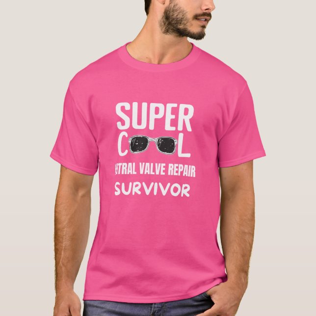 Mitralisvenreparation Patienter Survivor Rehab Rec T Shirt (Framsida)