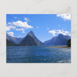 Mitre Peak, Milford Sound, NZ vykort