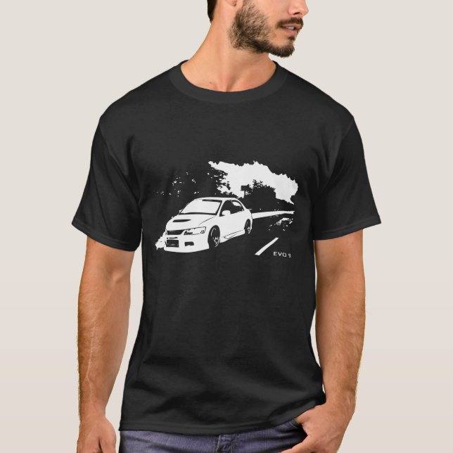 Mitsubishi EVO 9 T Shirt (Framsida)