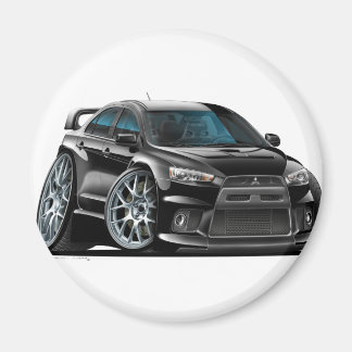 Mitsubishi Evo Black Car Magnet