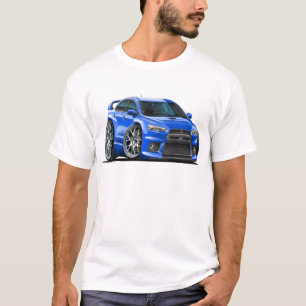 Mitsubishi Evo blåttbil T Shirt