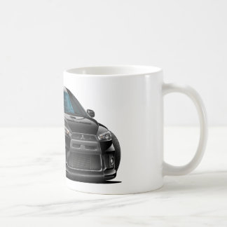 Mitsubishi Evo svart bil Kaffemugg